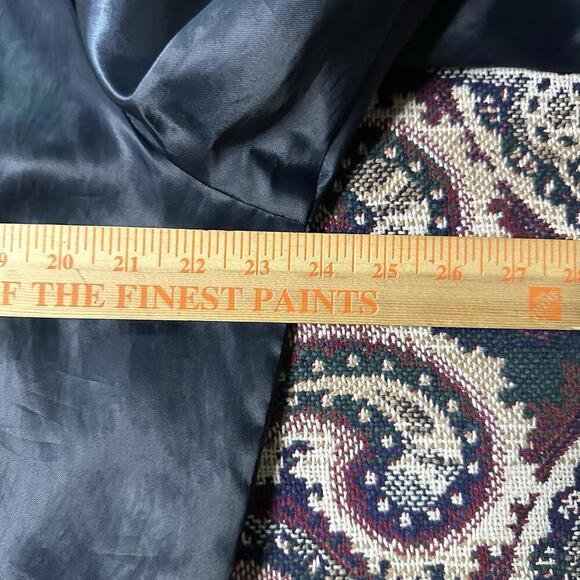 Vintage West Ark Bomber Nylon Jacket American Legion Blue Gold Trim Size M - Picture 4 of 7